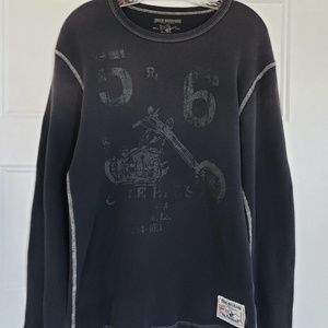 True Religion Men's "Your Bike Sucks" Thermal